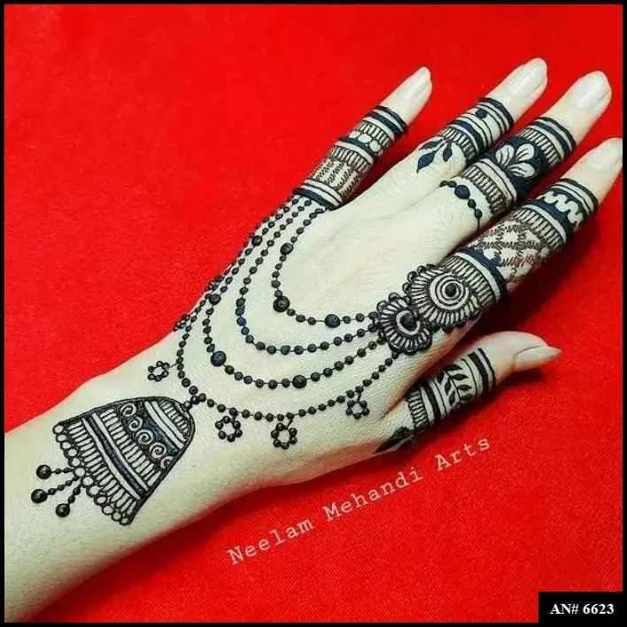 Easy Arabic Mehndi Design