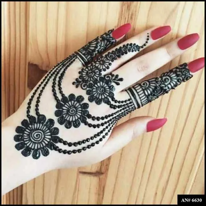 Easy Arabic Mehndi Design