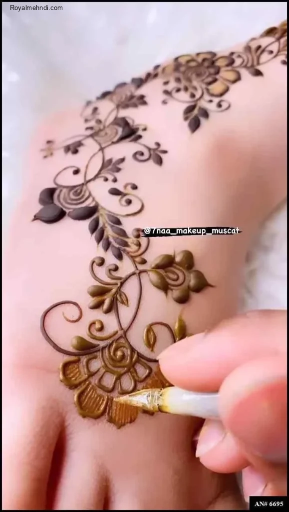 Easy Arabic Mehndi Design
