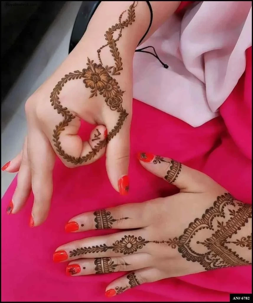 Easy Arabic Mehndi Design