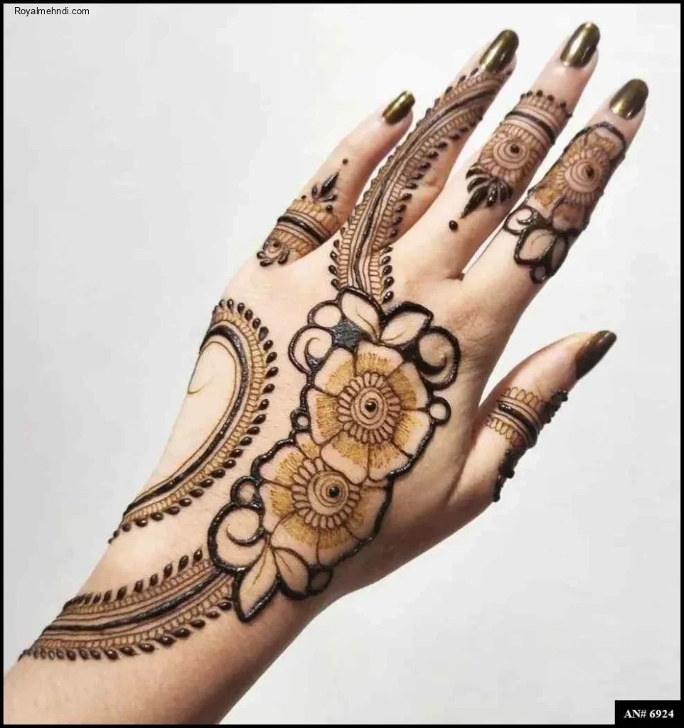 Easy Arabic Mehndi Design