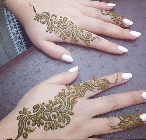 Easy Arabic Mehndi Design