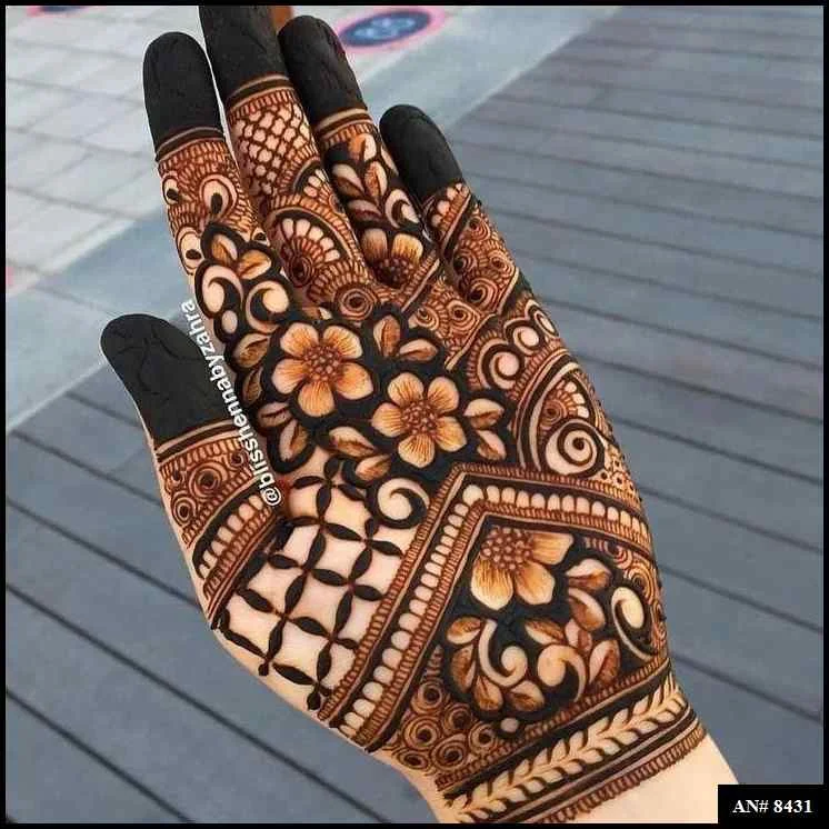 Easy Arabic Mehndi Design