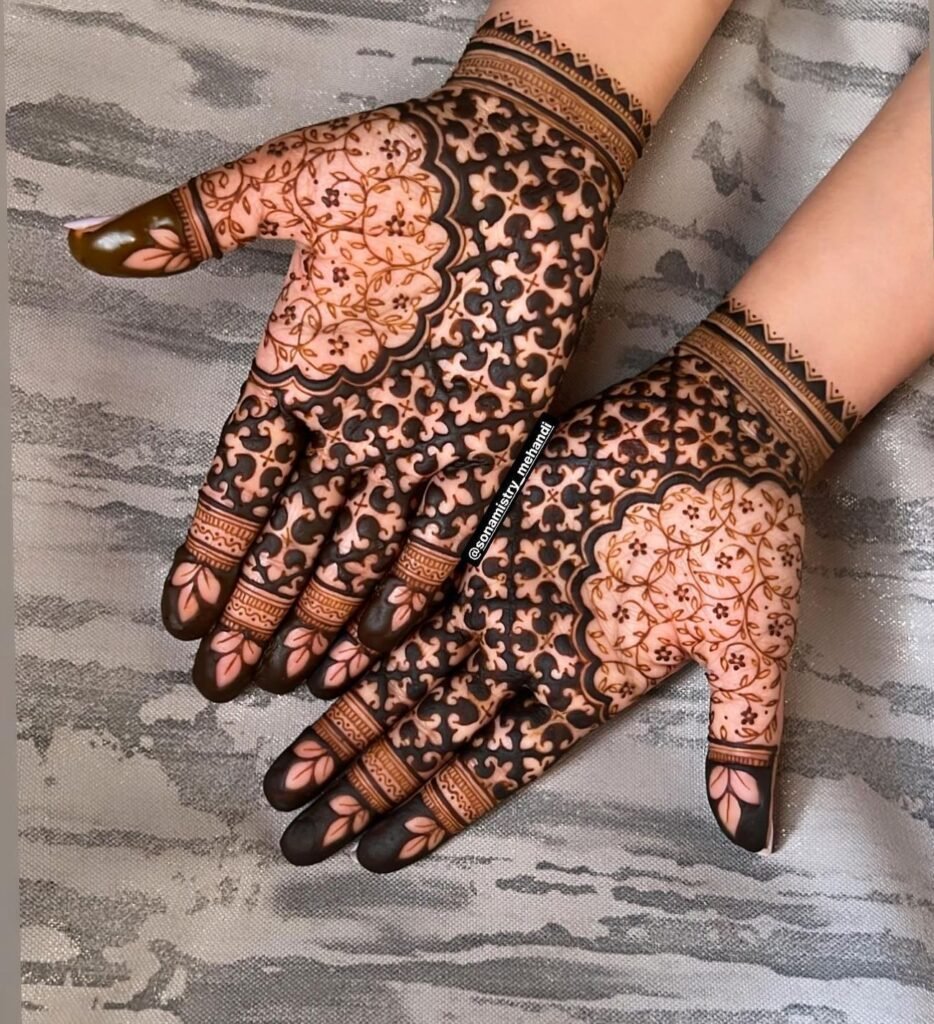 front mehndi design easy and beautiful