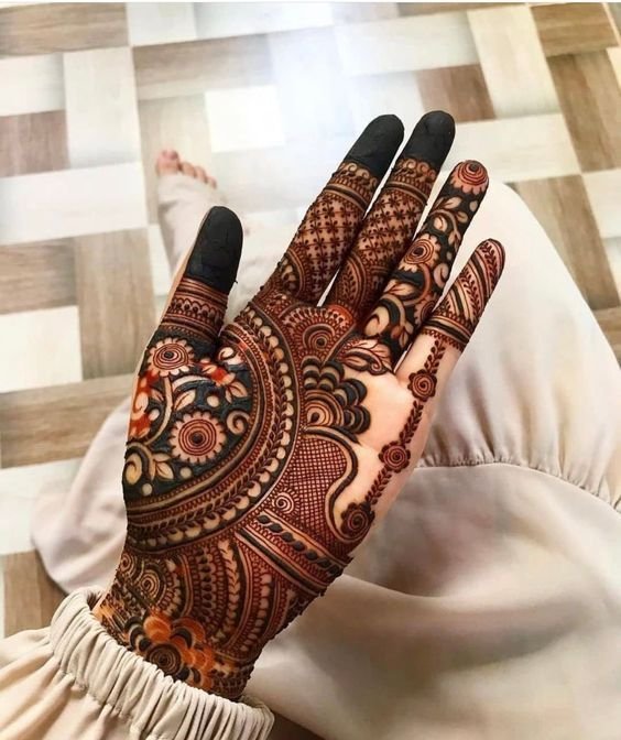 front mehndi design easy and beautiful