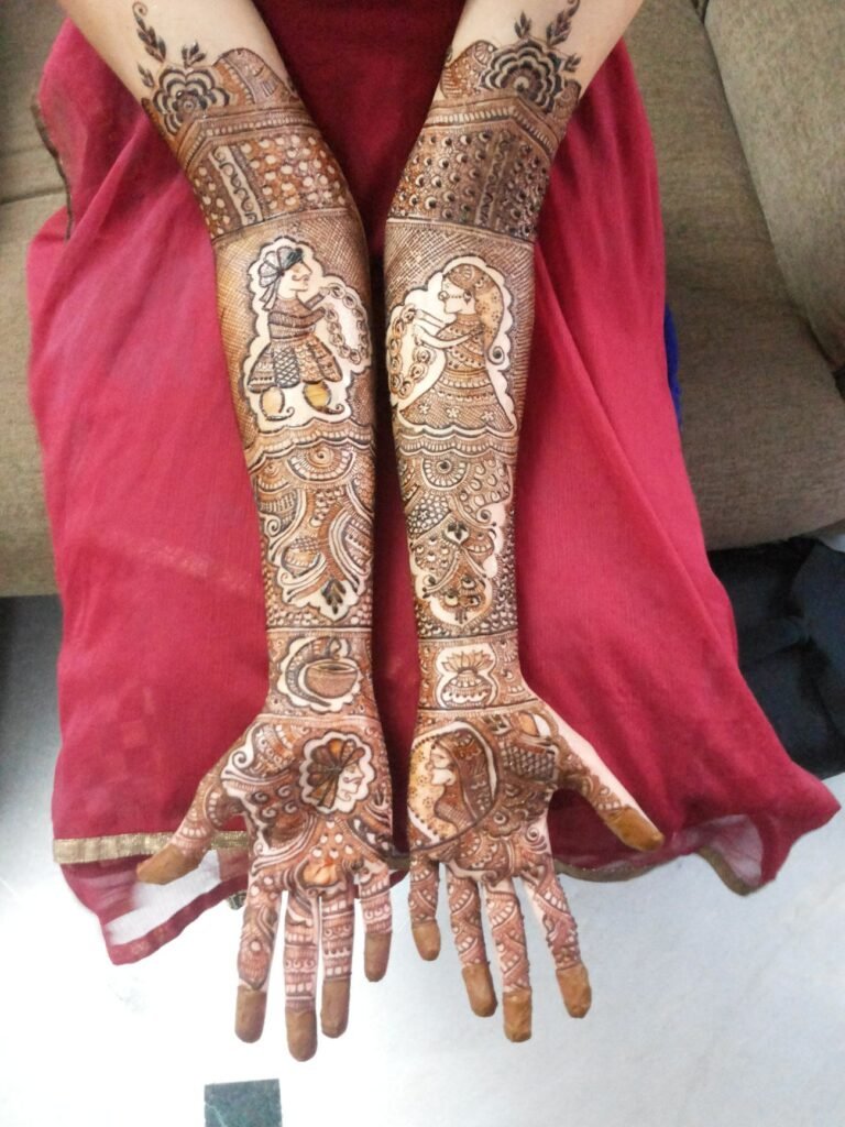 front mehndi design easy and beautiful