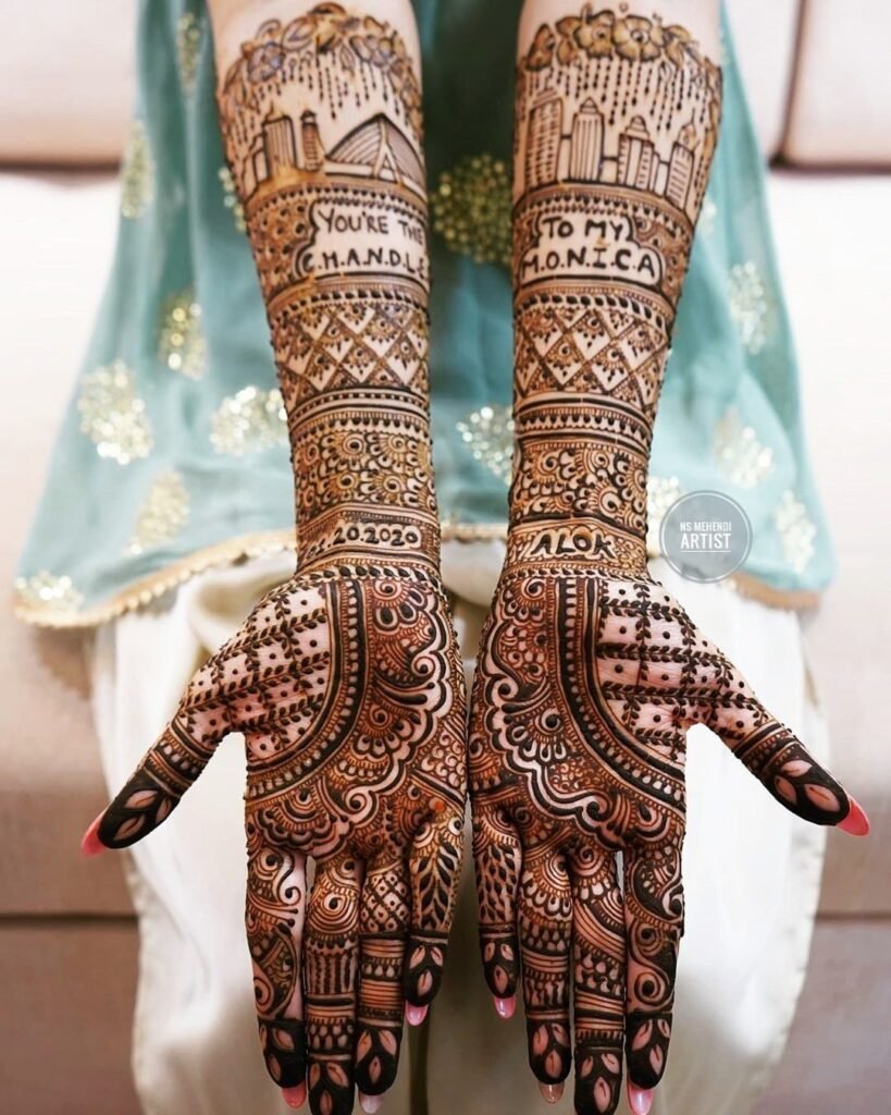 front mehndi design easy and beautiful