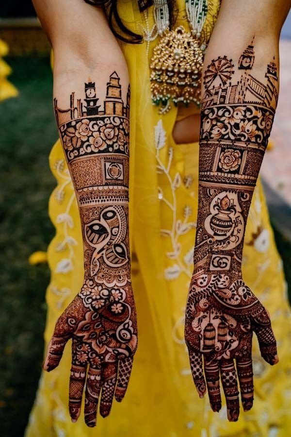 front mehndi design easy and beautiful