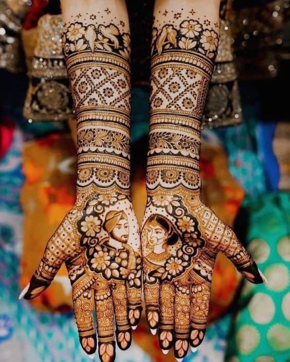 Front Hand Mehndi Designs