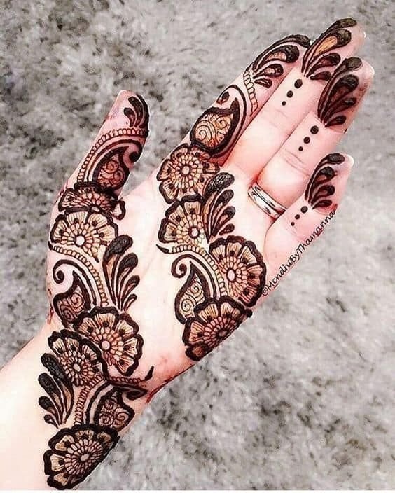 front mehndi design easy and beautiful