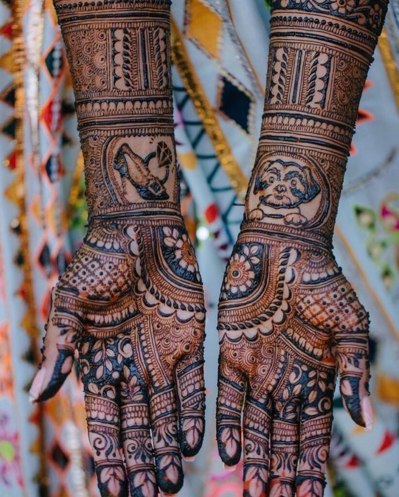 easy front hand simple mehndi design