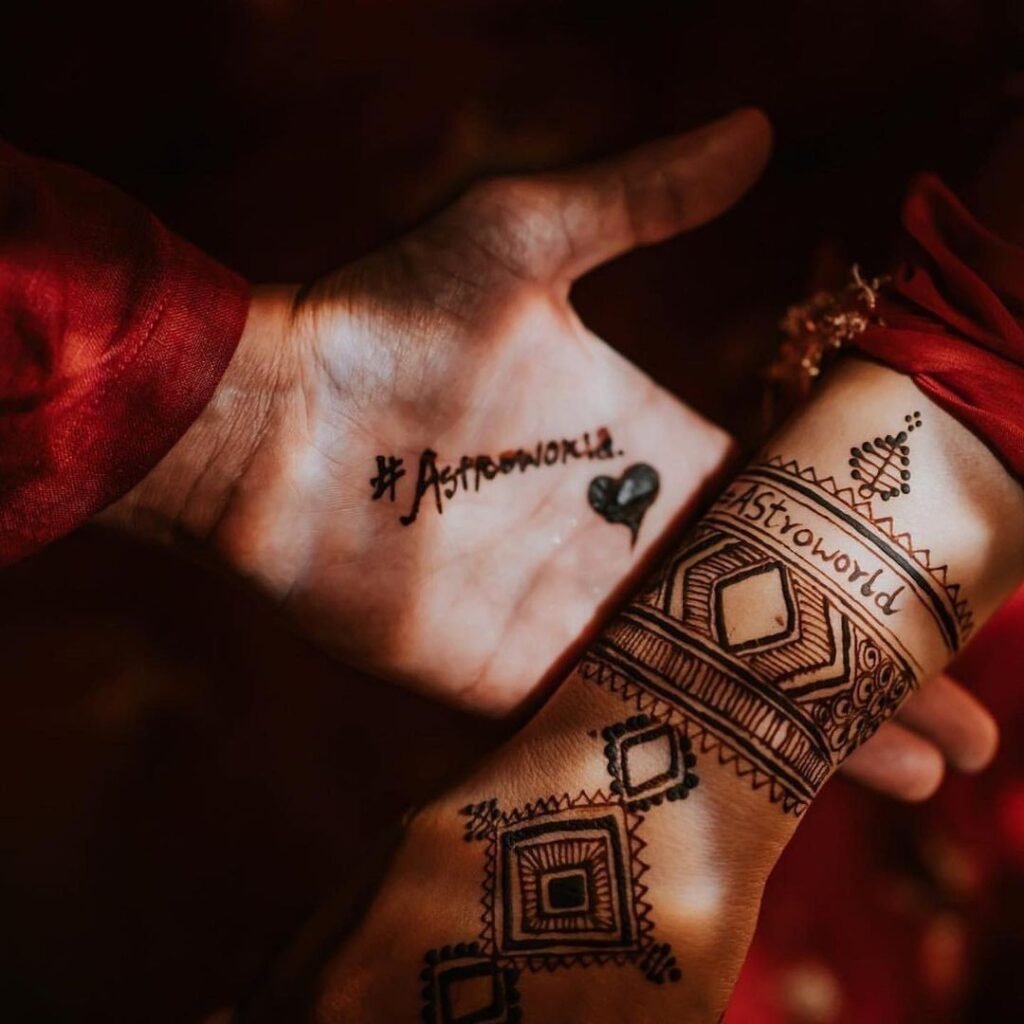 easy front hand simple mehndi design