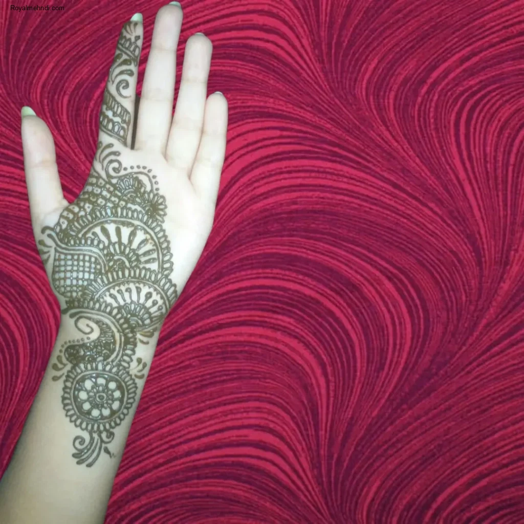 Front Hand Mehndi Designs