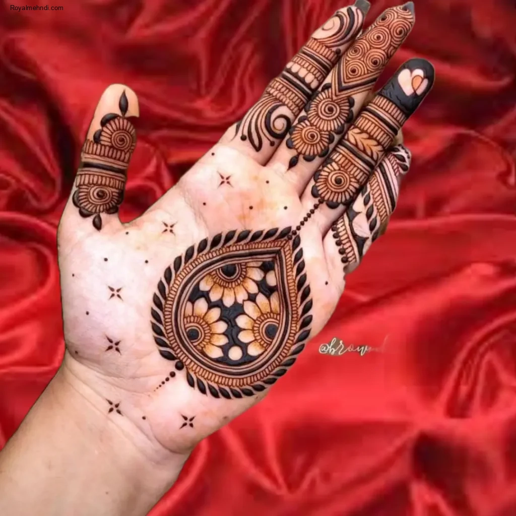 Front Hand Mehndi Designs