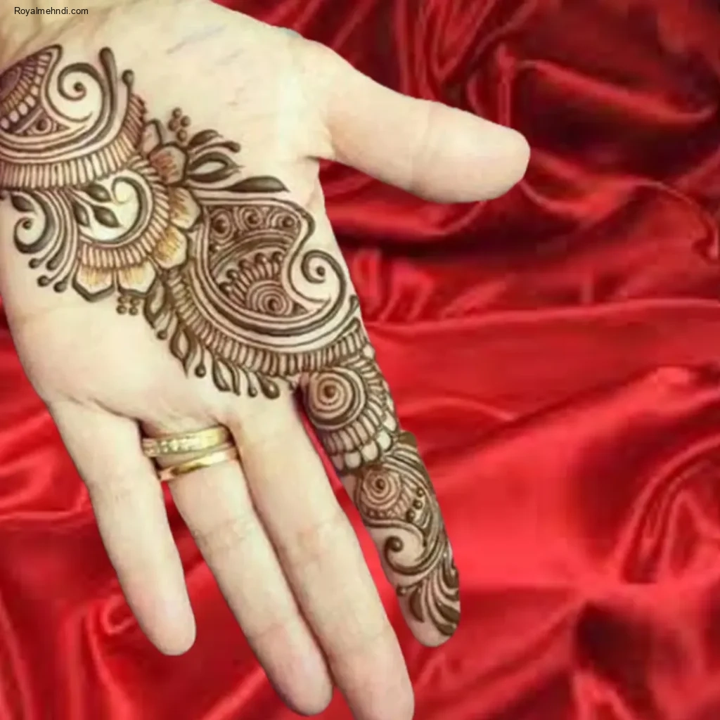 mehndi designs front hand simple photos