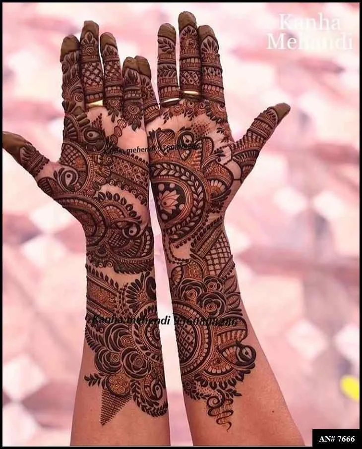 modern full hand mehndi designs