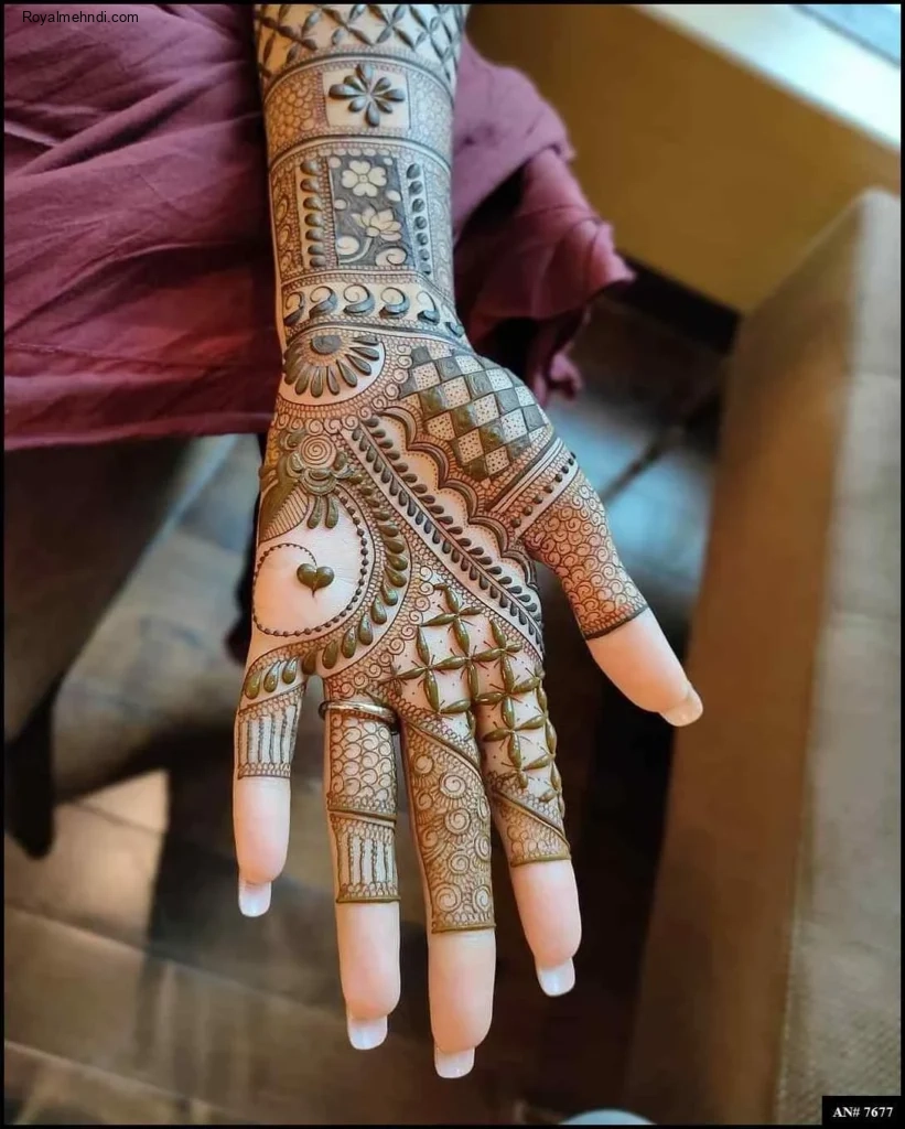 modern full hand mehndi designs