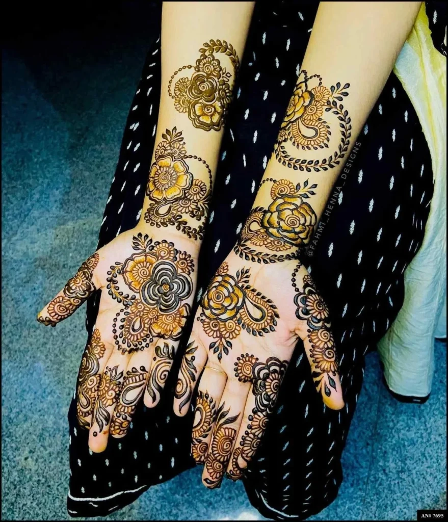 Easy Arabic Mehndi Design