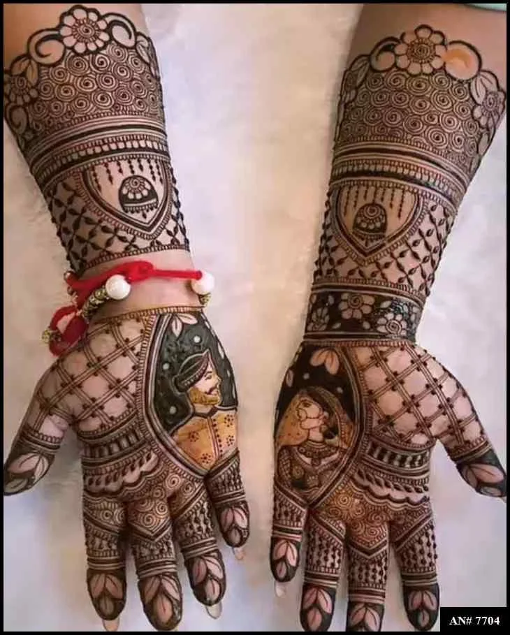 modern full hand mehndi designs