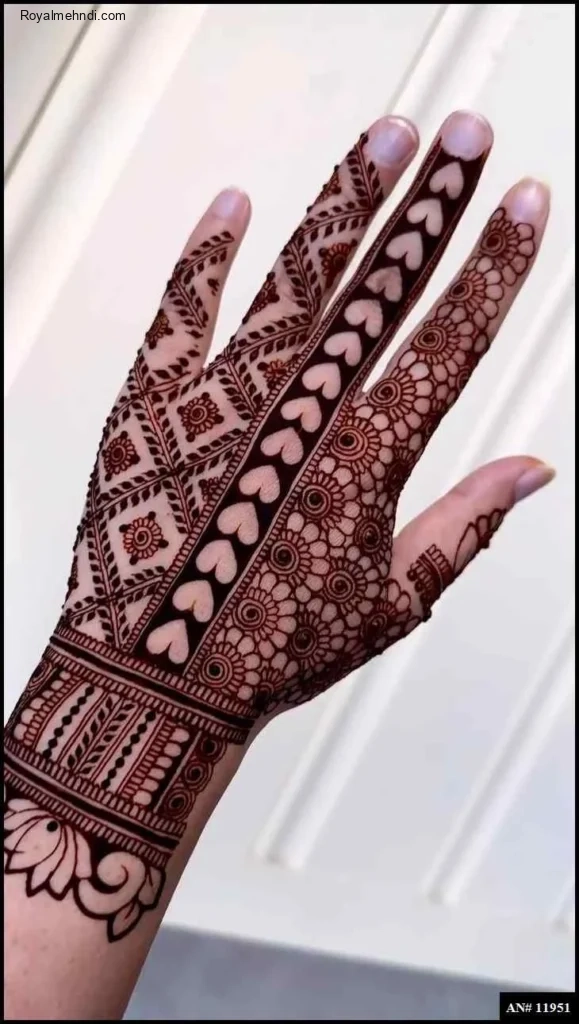modern full hand mehndi designs