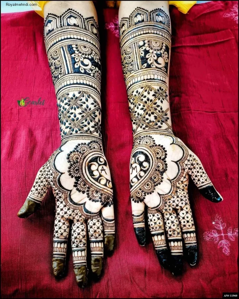 modern full hand mehndi designs