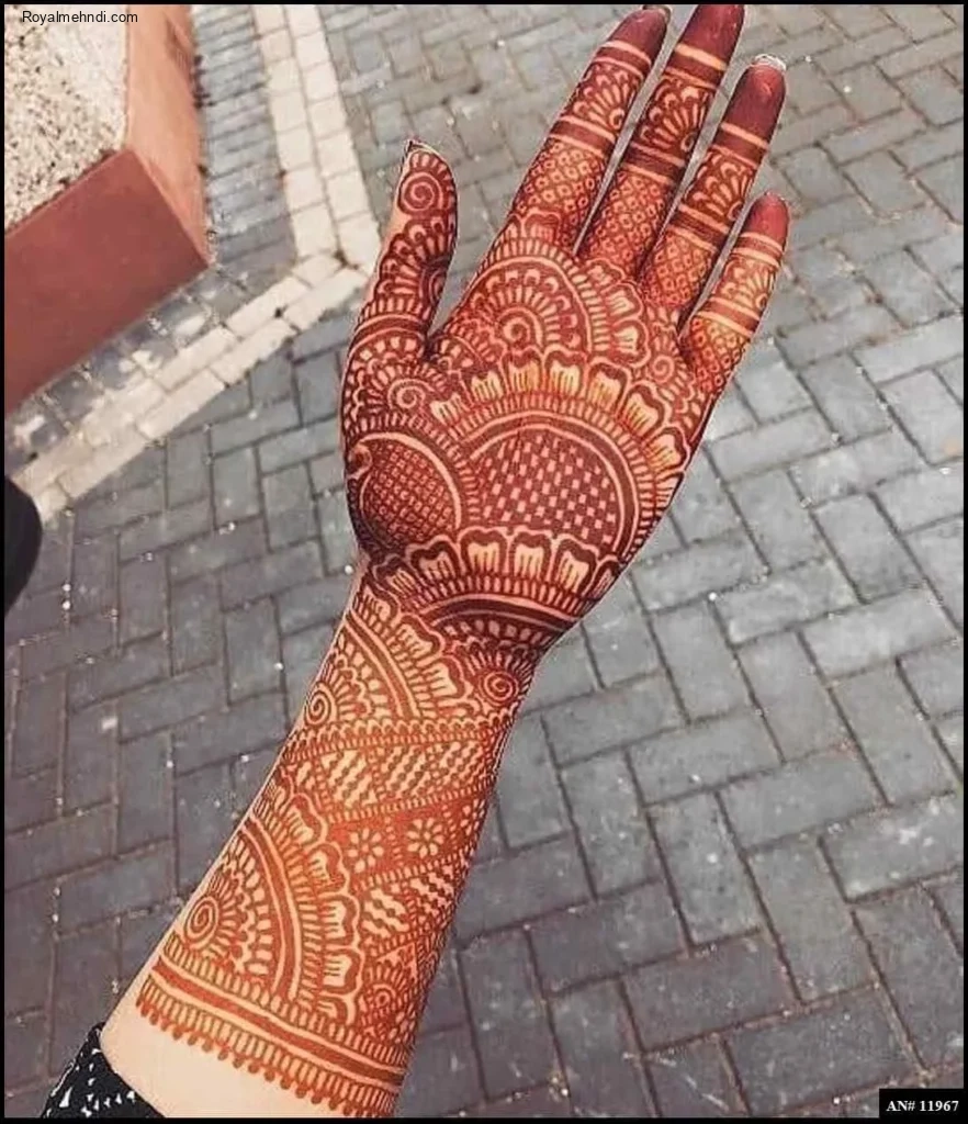 modern full hand mehndi designs