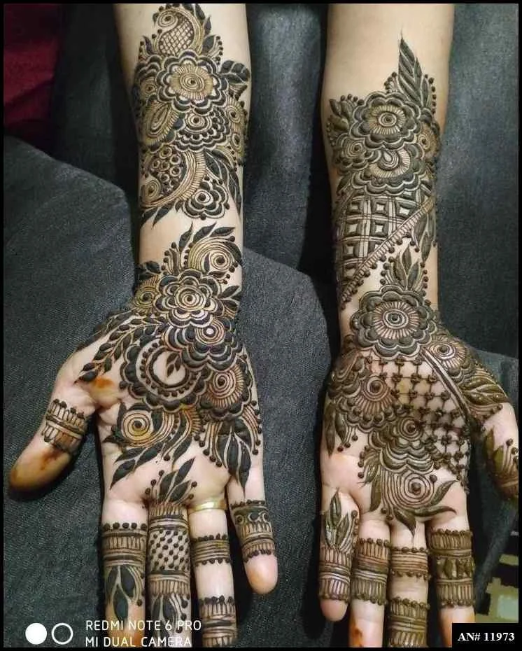 Easy Arabic Mehndi Design