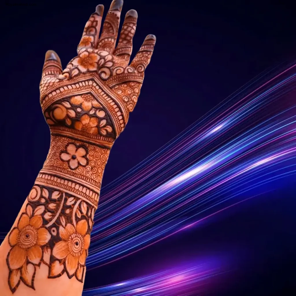 Stylish Full Hand Mehndi Designs