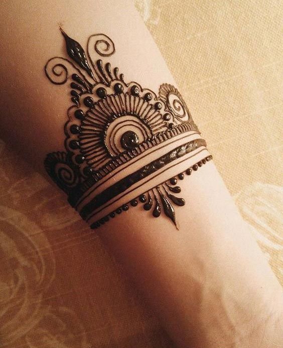 Easy Arabic Mehndi Design