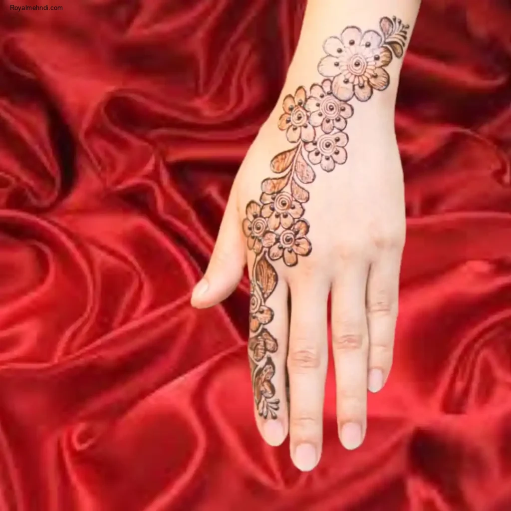 stylish back hand mehndi designs simple and beautiful