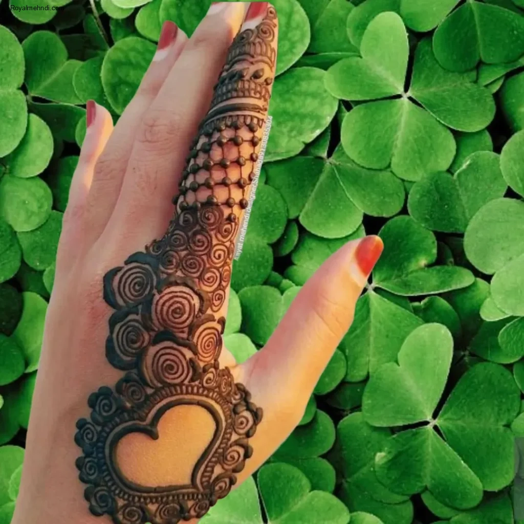 mehndi design simple back hand