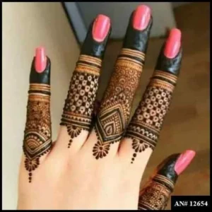 finger mehndi design