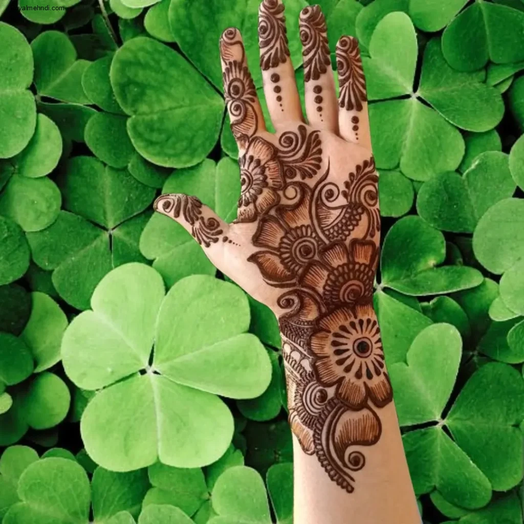 Stylish Full Hand Mehndi Designs