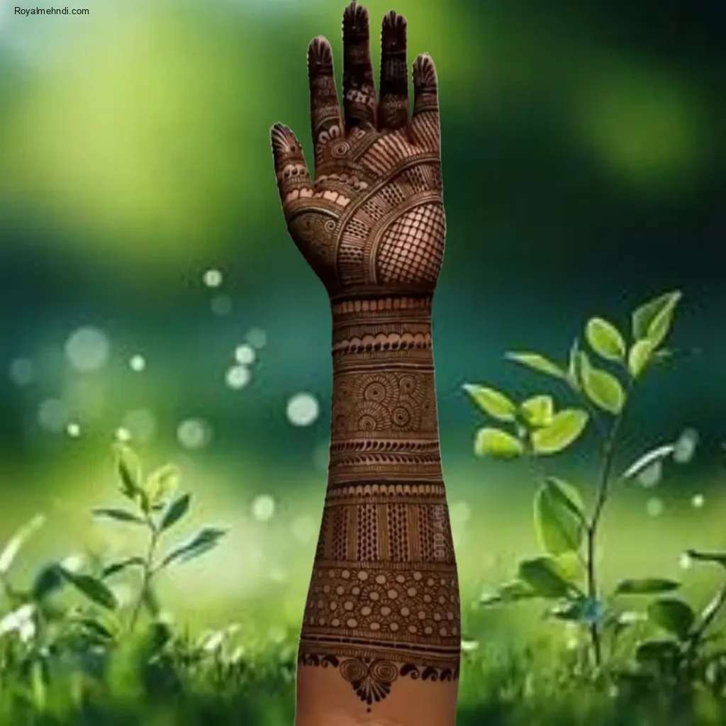 Stylish Full Hand Mehndi Designs