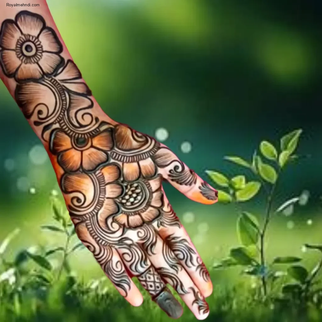 Stylish Full Hand Mehndi Designs