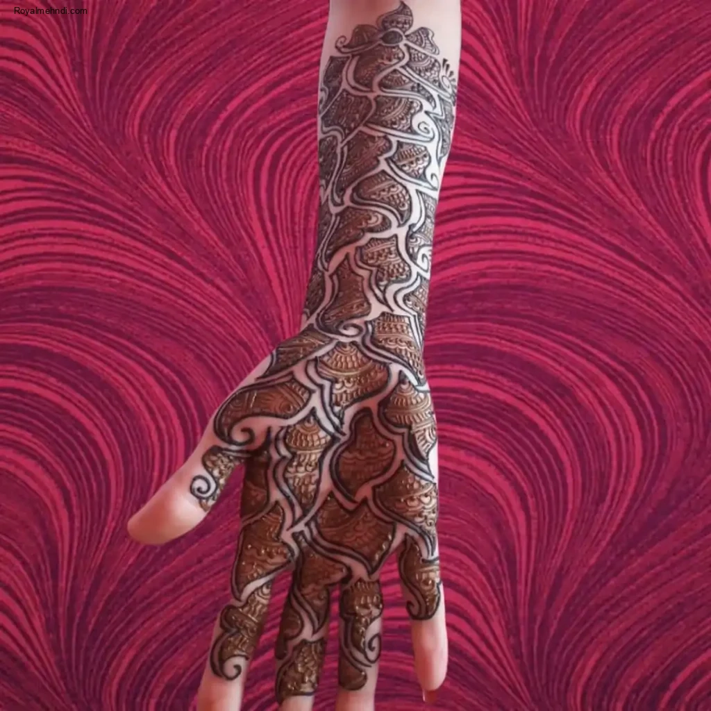 Stylish Full Hand Mehndi Designs