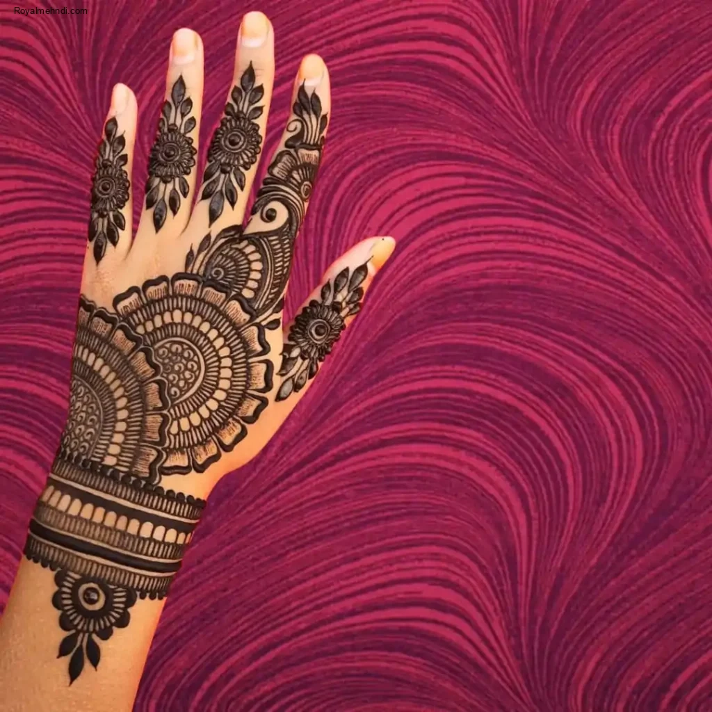 Stylish Full Hand Mehndi Designs