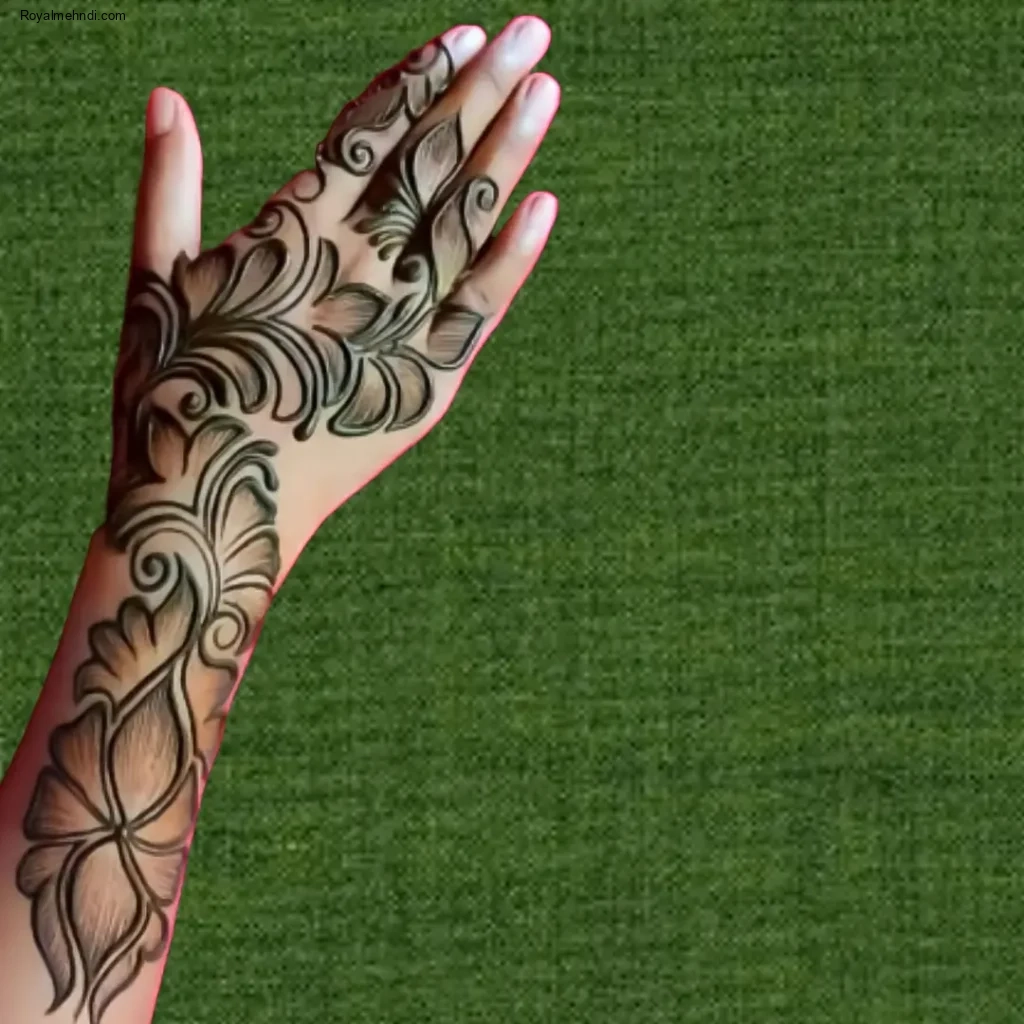 Stylish Full Hand Mehndi Designs