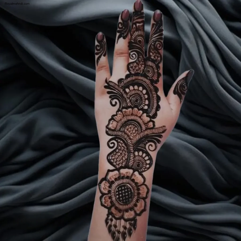 Stylish Full Hand Mehndi Designs