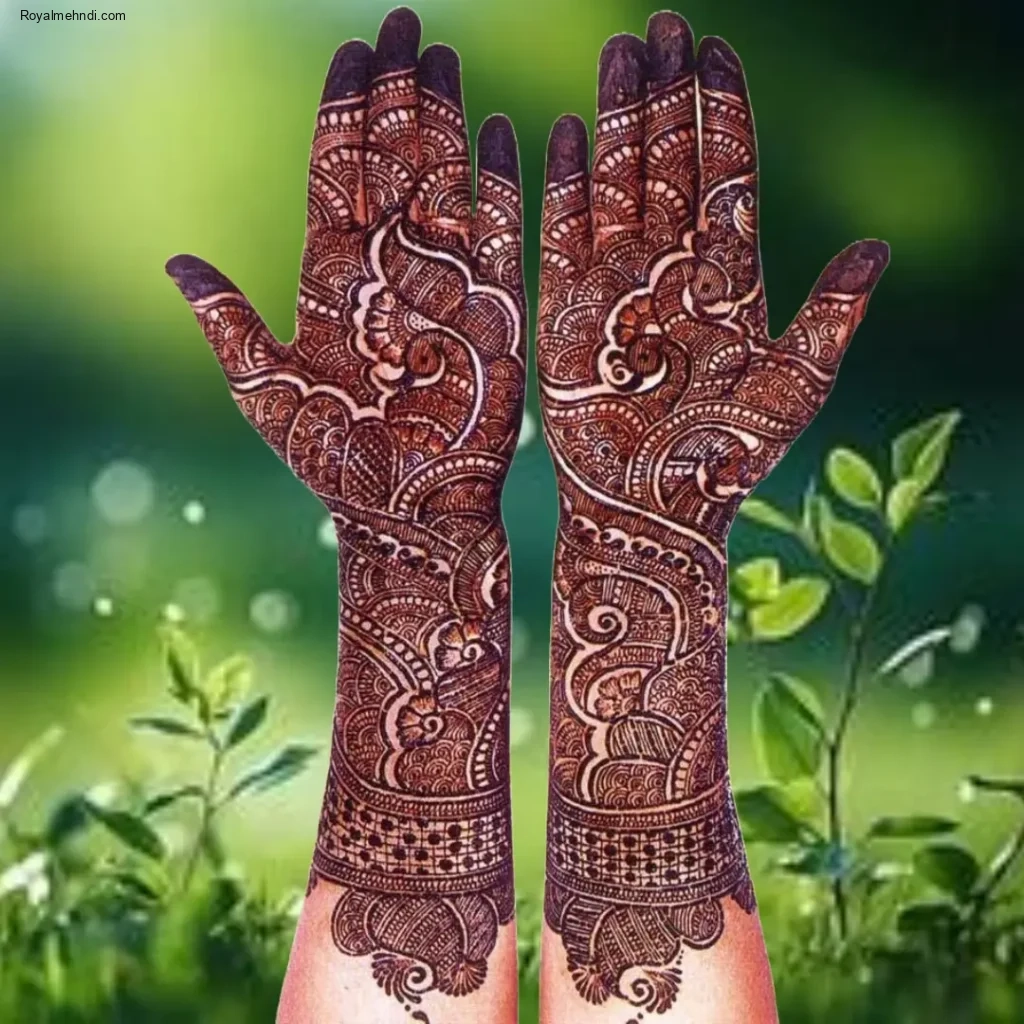 Stylish Full Hand Mehndi Designs