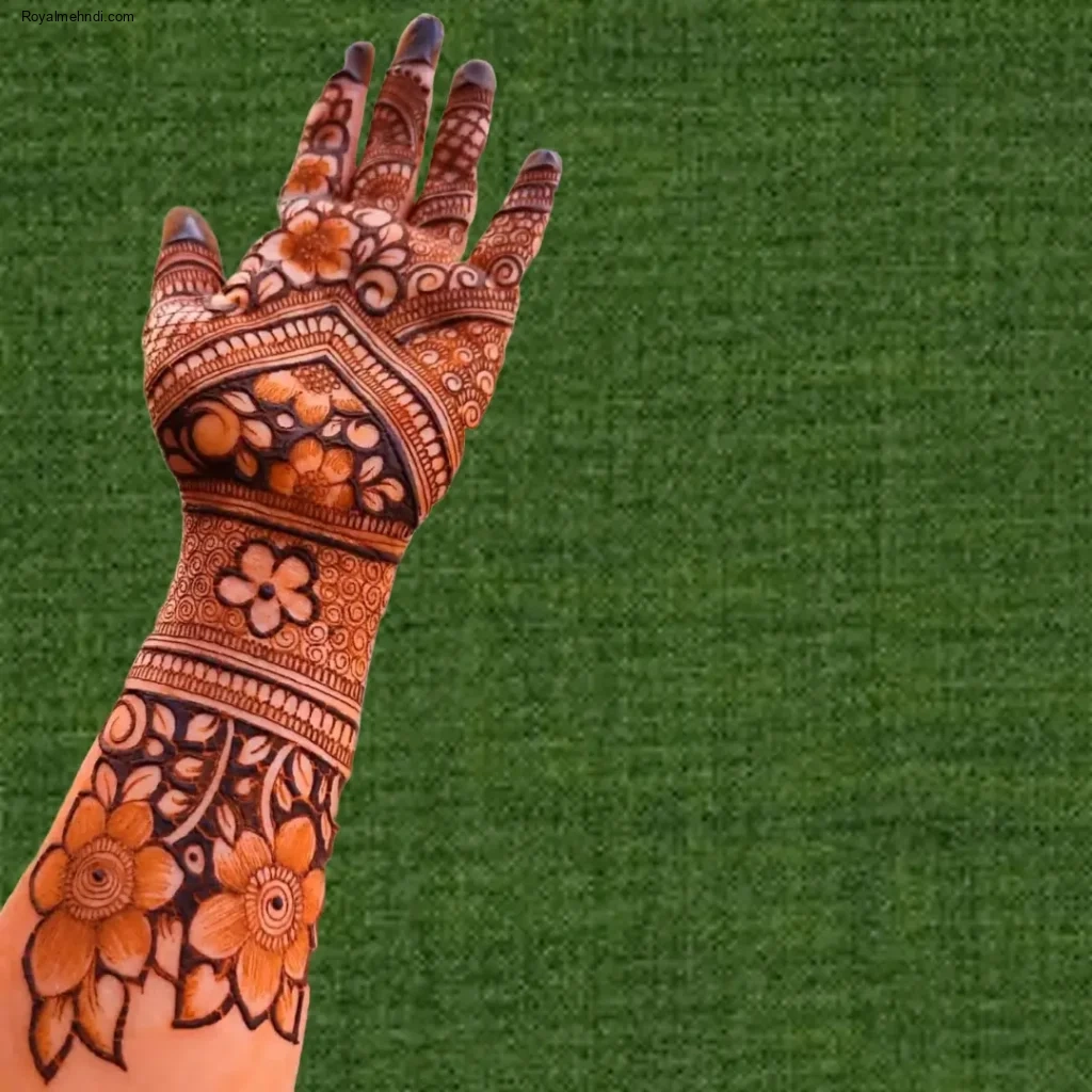 Stylish Full Hand Mehndi Designs