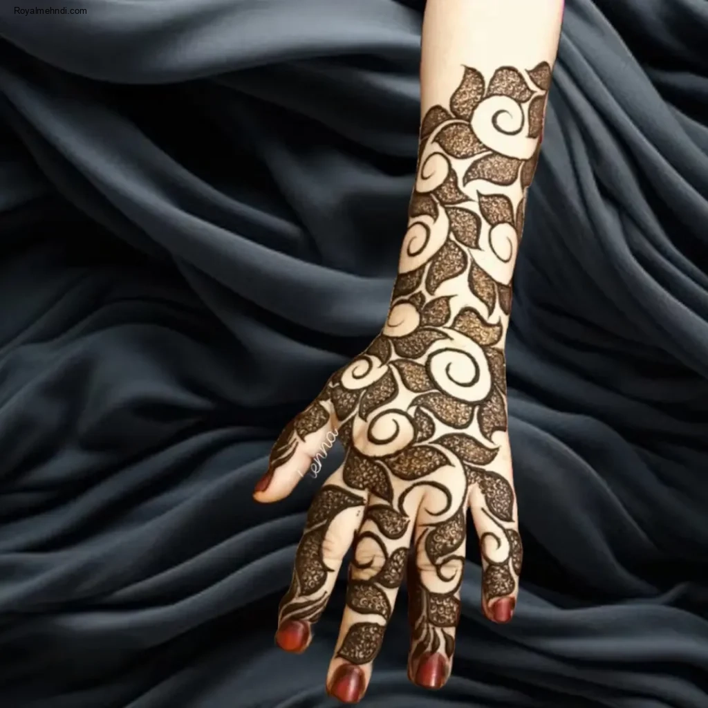 Stylish Full Hand Mehndi Designs