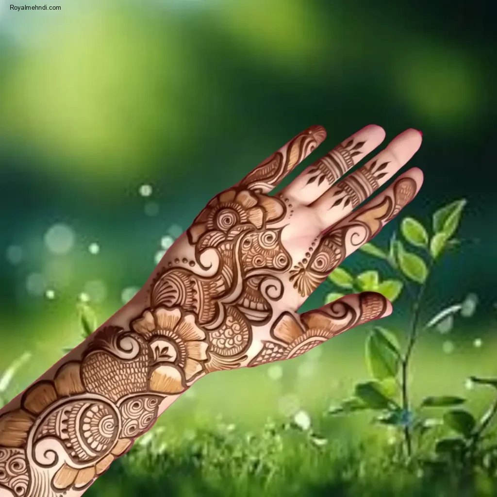 Stylish Full Hand Mehndi Designs