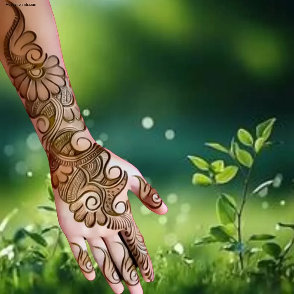 Stylish Full Hand Mehndi Designs
