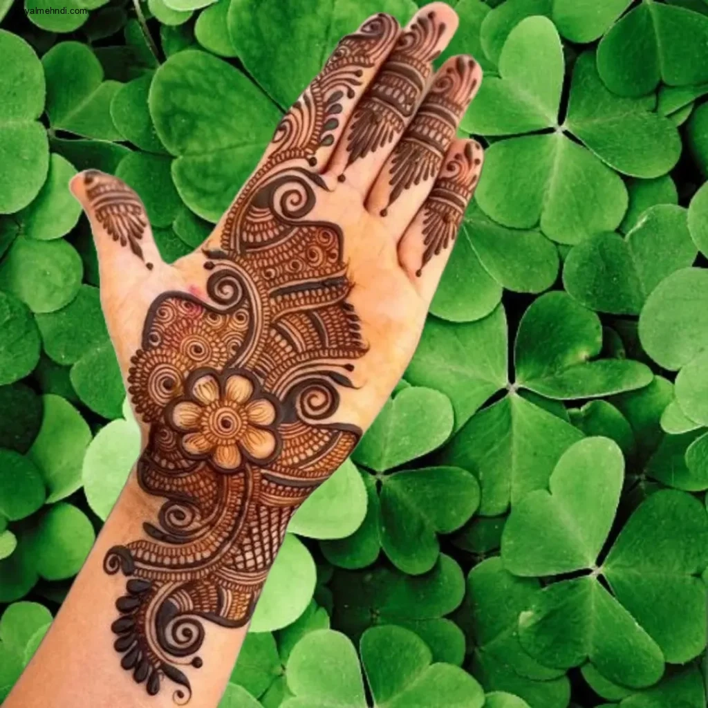 Stylish Full Hand Mehndi Designs