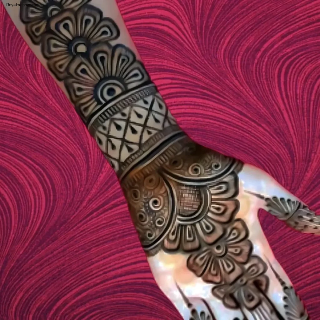 Stylish Full Hand Mehndi Designs