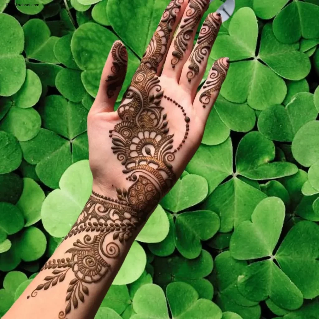 Stylish Full Hand Mehndi Designs