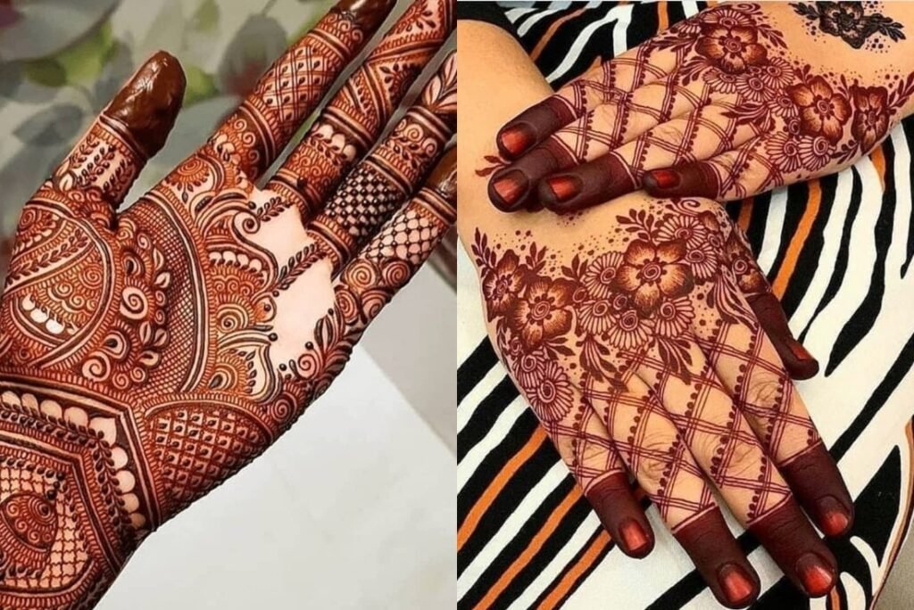 simple mehndi design photo