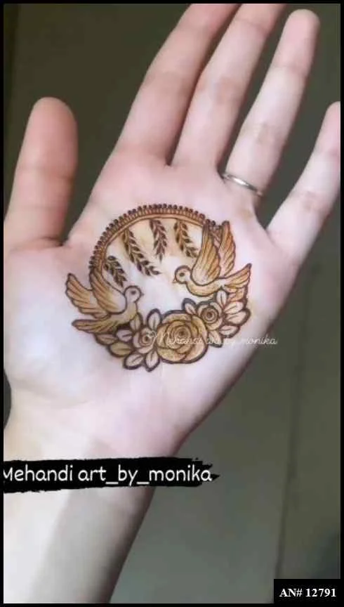 circle mehndi designs