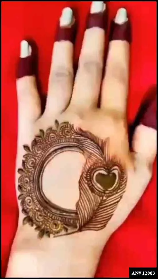 circle mehndi designs